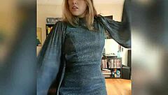 Sunny Strips Down, Showing Big Natural Tits and Ripped Clothes!