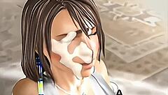 want to see ffx yuna's anal assfucking in 3d fantasy?