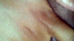 Black girl works her pussy with intense fingering