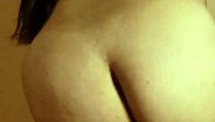 gostosa performs teasing striptease ripping clothes to show small tits