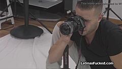Latina Model Craves Cock During Steamy Photo Shoot