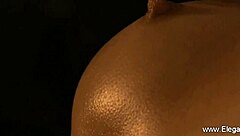 showcasing her stunning natural beauty in a solo moment.