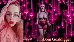 Look at my face while I guide your strokes. Submit to this financial domination joi with my glasses on.