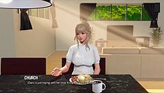 Ripples Anime Hentai: Milf with Big Tits Gets Clothes Ripped in Full Gameplay Part 1