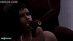 I crave Nalani Mahiai's glamorous charm. That black hentai star drives me wild with huge cock.