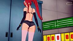 Skinny Babe Yoko Littner Craves Hard Sex In Gurren Lagann!