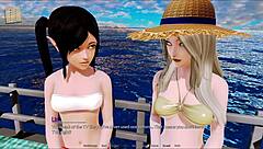 Harem Hotel 154 With Anime Girls In Provocative Games
