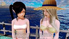 Harem Hotel 154 With Anime Girls In Provocative Games