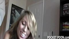 Petite Mandy Rubbing Her Tight Pussy In Pantyhose!