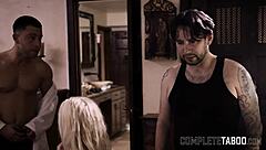 Teen gets wild in a taboo threeway with intense action.