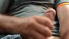 Watch this mature soloboy stroke himself hard in steamy massage session!