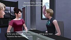 wild threesome banging with girlfriend and her hot stepmom!