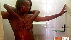 Black teen lesbian duo gets wild in homemade oral action