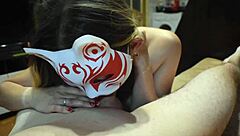 Wow, she got a hard cock in her dirty mouth right now 😏