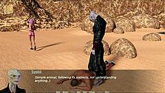 Through Spacetime 47 brings bent over action. Doggystyle pounding with a monster big cock drives the game wild.