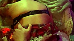 Milf in lingerie has big tits and ass with monster cock.