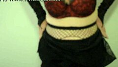 SCARLET STRIPS FOR YOU WITH SHAVED PUSSY