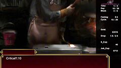 Black Smith-09 Climaxes Together In Underwear On Sofa