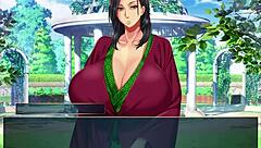 In Kanojo no Okaa-san Episode 9, he makes her cum through intense gameplay.