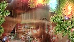 My Neighbor's Christmas Handjob and Blowjob Surprise