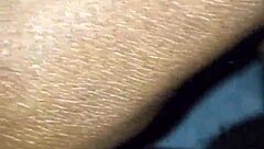 Damn! Facedown and dripping with hot cum in tight pussy!