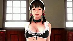 Is this super naughty maid teasing in the game?