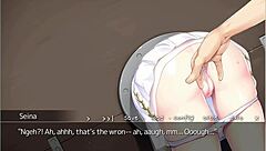 Holy Maiden Humbled with Bound Anal Fingering Game