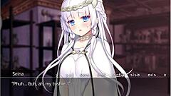 Holy Maiden Humbled with Bound Anal Fingering Game