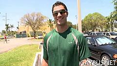 gay guys having homo sex in the bedroom