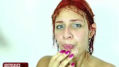 Ruivinha Saori Kido banged by tons of guys in wild orgy!