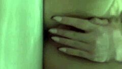 Sexy Christy Mack in makeup room bath BTS, her big tits and ass are incredible.