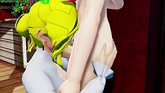 ruby and glinda from rwby in a hot futanari hentai scene