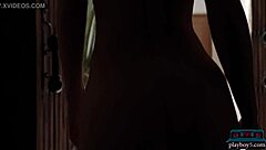 big butt redhead milf erna ohara strips solo and shows off her tits