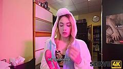 serve4k sex shop service turns into angry pov seduction with czech teen 18+ reality fuck!