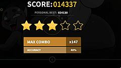 Yo, check Beat Banger Cathy with expert 100 accuracy banging!