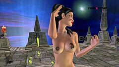 Indian Bhabhi Neha Poses Sexily in Cartoon