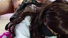 mexican teen says 'fuck me harder, suegro' while getting ass pounded