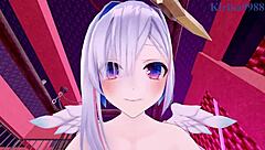 Amane Kanata And Tokoyami Towa Intense Sex