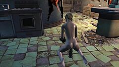 in fallout 4, katsu uses dildo in sex adventure