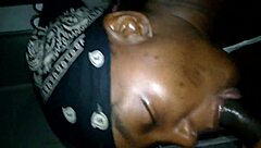 Cheating Ebony Mom Sucks Big Black Cock