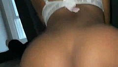 Redhead's Creamy Pussy Takes on a Massive Ebony Cock