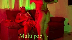 Sucked Santa's Cock And Rode Him Until He Came