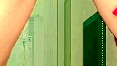 Mala Dvojka Rubs Her Shaved Pussy Hard