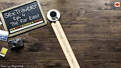 Sex traveler explores asian babe in far east