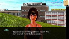 Amateur erotic scene featuring small tits in homemade family setting with intense actions.