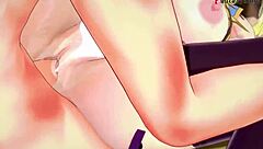 Lucy Heartfilia, the hot blonde, feels intense pleasure in hard sex from Fairy Tail's sheer fantasy