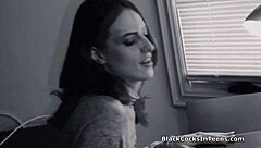 Redhead Beauty Stuffed Deep with Thick Black Cock