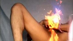 curious couple explores intense handjob and fingering session