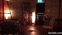 Unfaithful British Mature Lady Sonia Displays Her Oversized Puppies