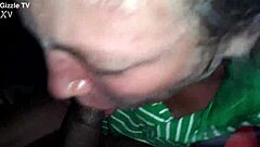 Watch this milf teach interracial blowjob with big black cock teasing!